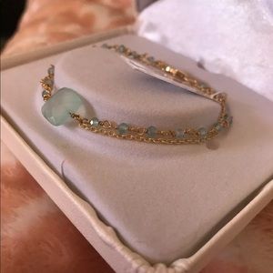 14K gold over Sterling Silver Bracelet NWT